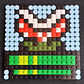 Mini cuadros de Mario Bros en pixel art Para Armar - 13cm 256 piezas - Miniatura 16
