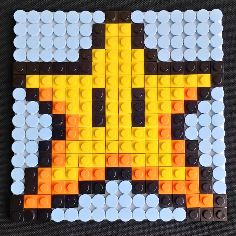 Mini cuadros de Mario Bros en pixel art Para Armar - 13cm 256 piezas 22