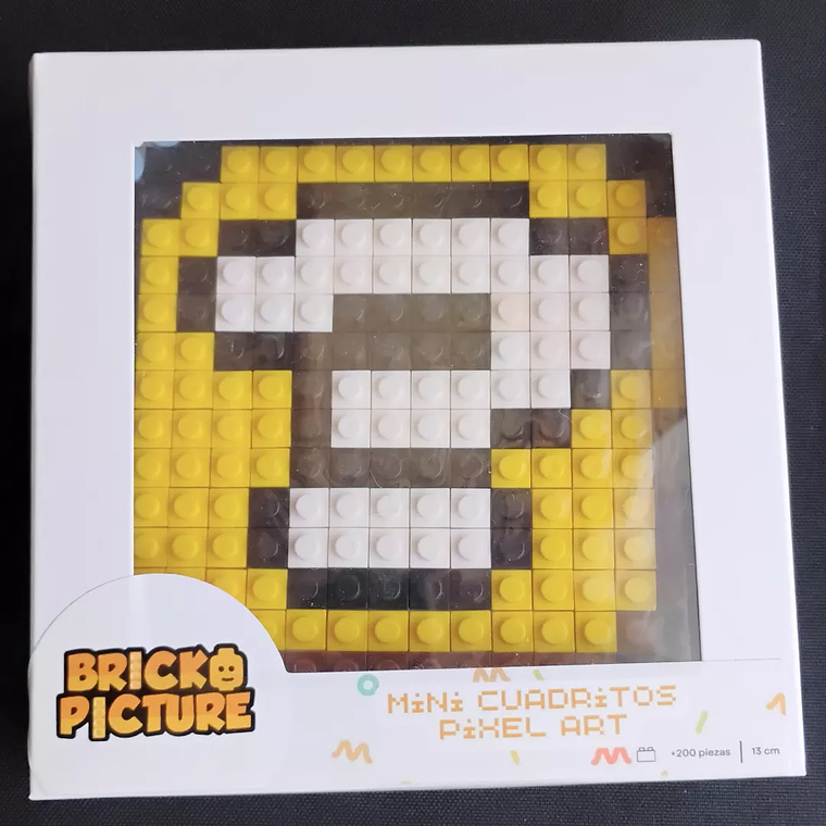 Mini cuadros de Mario Bros en pixel art Para Armar - 13cm 256 piezas 24