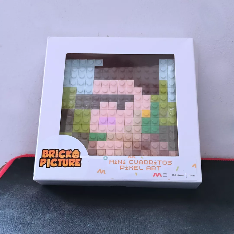 Cuadro Obras de arte - diseños pixel art Para Armar - 13cm | 200 piezas 6