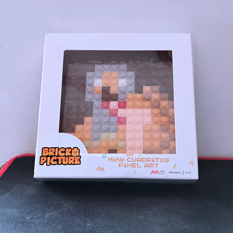 Cuadro Obras de arte - diseños pixel art Para Armar - 13cm | 200 piezas 7