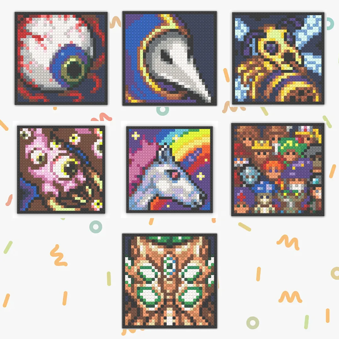 Colección Mosaicos pixel art para Armar – Terraria - 25cm | 1024 piezas 1
