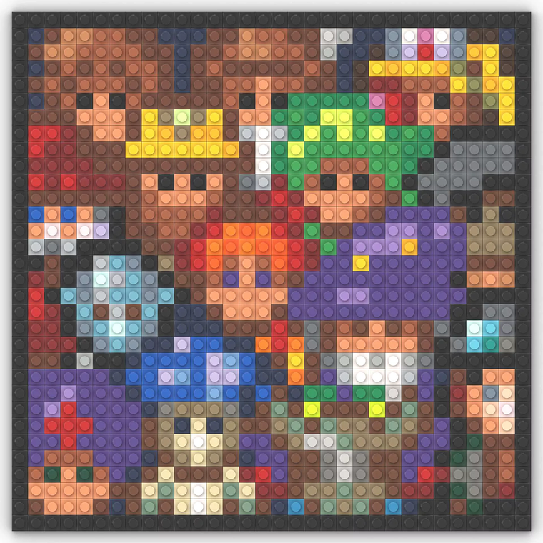 Colección Mosaicos pixel art para Armar – Terraria - 25cm | 1024 piezas 5