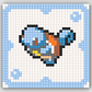 Mosaico pixel art para Armar – Pokémon Retro Iniciales - 25cm | 1024 piezas - Miniatura 2