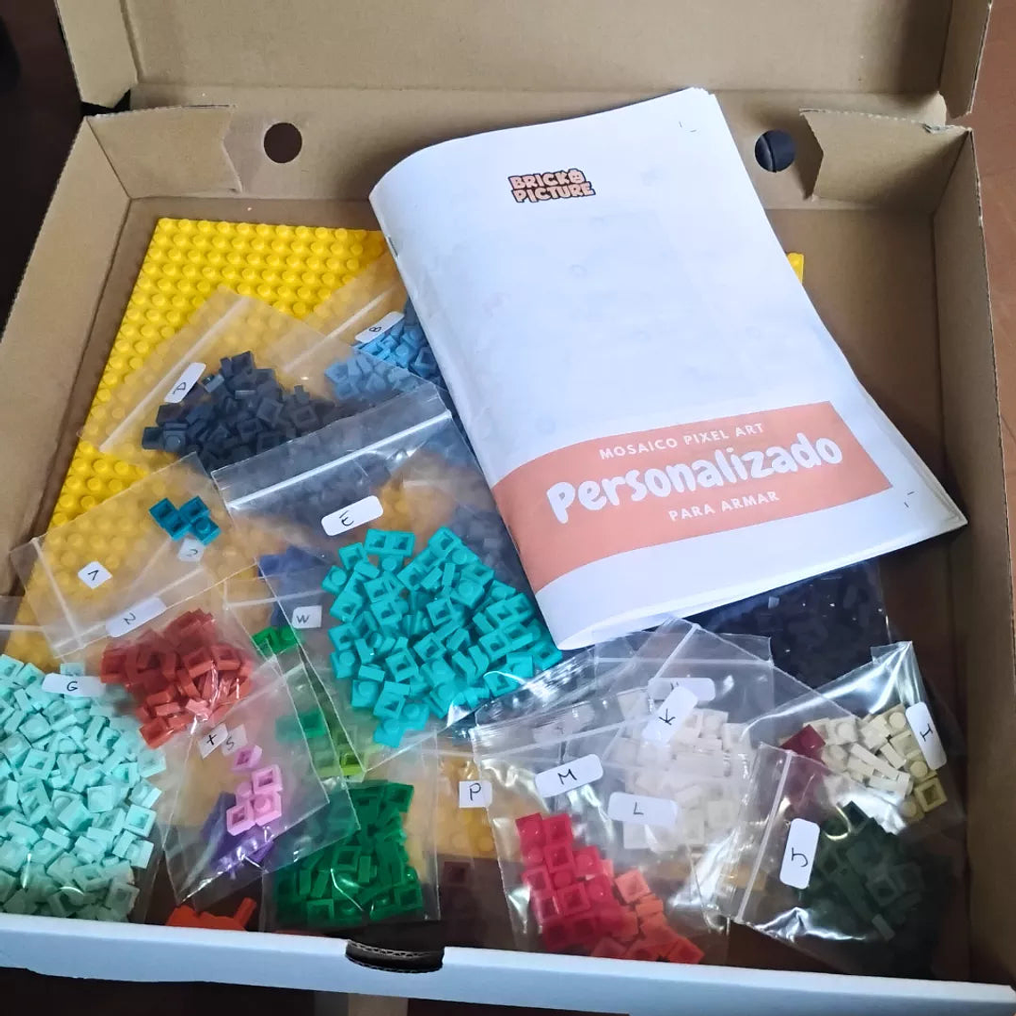 Mosaico pixel art para Armar – Pokémon Retro Iniciales - 25cm | 1024 piezas 7