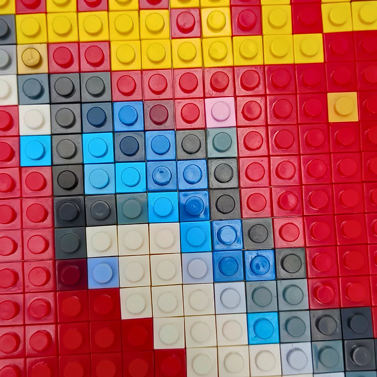 Cuadro Pixel Art Tarro de Jurel - Mosaico de Bloques 32x32 | BrickPicture 8