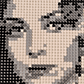Cuadro Retrato Mon Laferte Pixel Art - Mosaico 2048 Piezas | BrickPicture - Miniatura 2