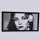 Cuadro Retrato Mon Laferte Pixel Art - Mosaico 2048 Piezas | BrickPicture - Miniatura 1