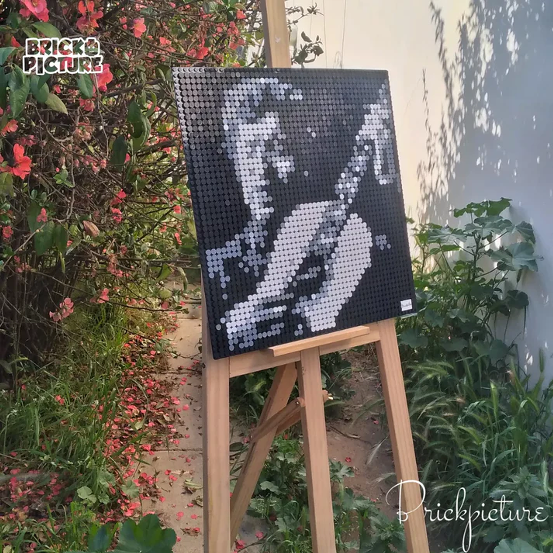 Retrato Pixel Art de Víctor Jara – Mosaico en 2500 Piezas | Diseño ARMADO 7