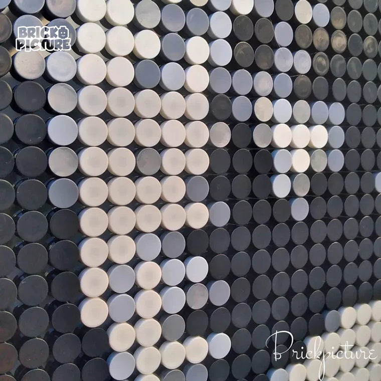 Retrato Pixel Art de Víctor Jara – Mosaico en 2500 Piezas | Diseño ARMADO 8