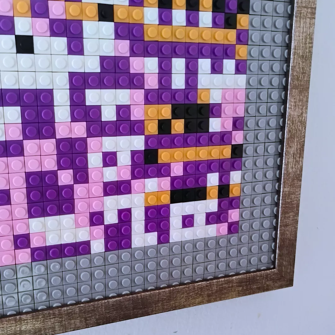 Cuadro Pixel Art Pokémon MissingNo – Mosaico de 2048 Piezas Tipo LEGO® | Arte Enmarcado para Coleccionistas 7
