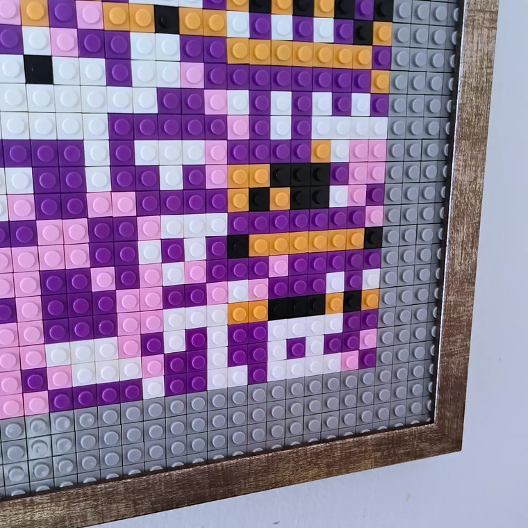Cuadro Pixel Art Pokémon MissingNo – Mosaico de 2048 Piezas Tipo LEGO® | Arte Enmarcado para Coleccionistas 7