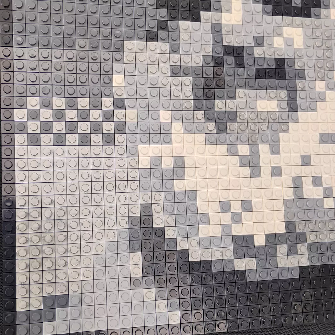 Retrato Pixel Art El Macha - 2500 piezas 50x50 cm ARMADO 6