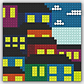 Cuadro Pixel Art Valparaíso pixelado – Mosaico Decorativo con 1024 Bloques (33x33 cm) - Miniatura 4