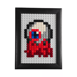 Mini Cuadro Pixel Art: Ojo de Cthulhu (Terraria) ARMADO