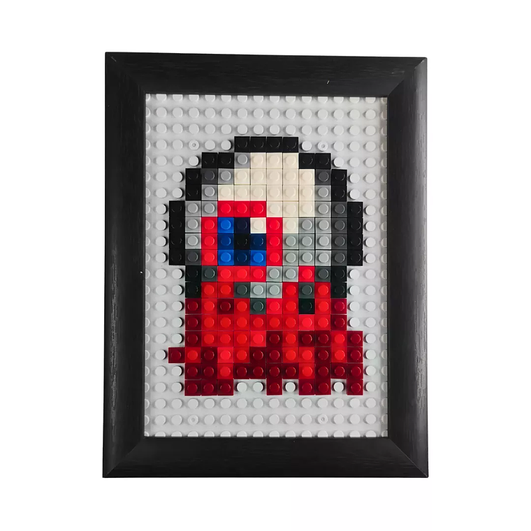 Mini Cuadro Pixel Art: Ojo de Cthulhu (Terraria) ARMADO 1
