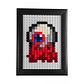 Mini Cuadro Pixel Art: Ojo de Cthulhu (Terraria) ARMADO - Miniatura 1