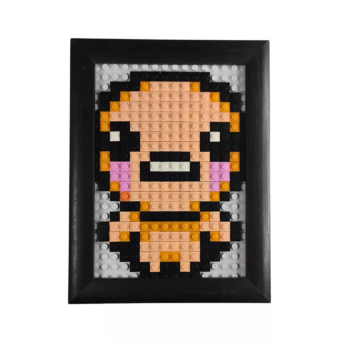 Mini Cuadro Pixel Art: Isaac (The Binding of Isaac) ARMADO 1
