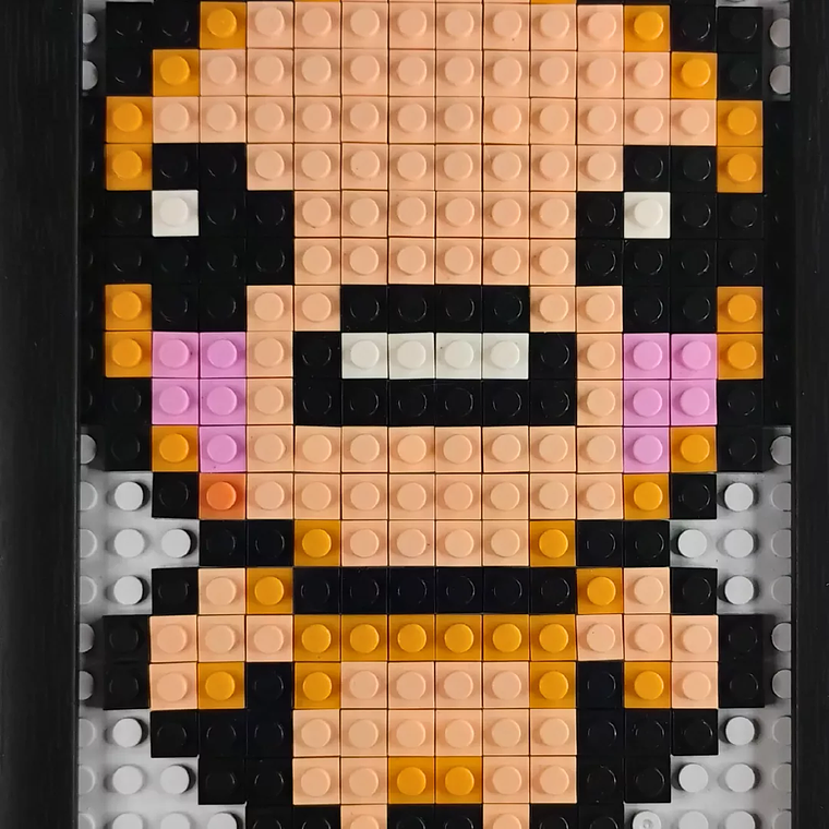 Mini Cuadro Pixel Art: Isaac (The Binding of Isaac) ARMADO 2