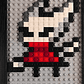 Mini Cuadro Pixel Art: Hornet (Hollow Knight: Silksong) ARMADO - Miniatura 2
