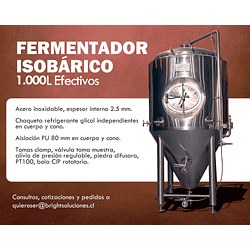 Fermentador Isobárico 1.000L Efectivos - Image 2