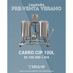 PREVENTA:<br/> Carro de Limpieza CIP 100L Trifásico - Image 1