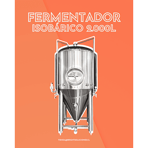 Fermentador Isobárico 2.000L Efectivos