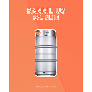 Barril US 1/4 BBL - 30L Slim Apilable