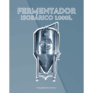 Fermentador Isobárico 1.000L Efectivos