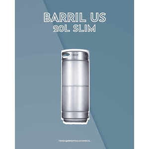 Barril US 1/6 BBL - 20L Slim Apilable