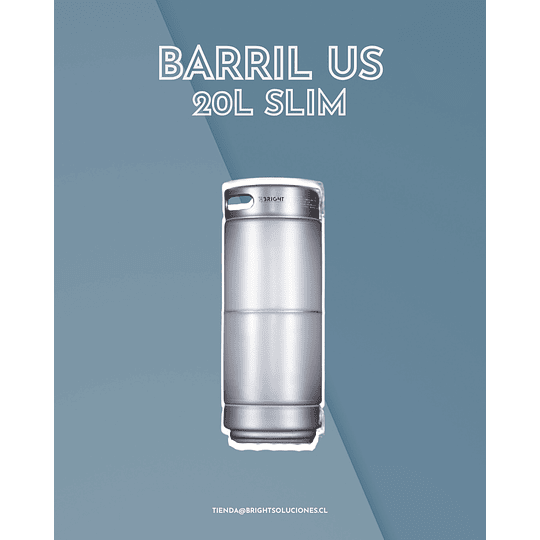Barril US 1/6 BBL - 20L Slim Apilable - Image 1