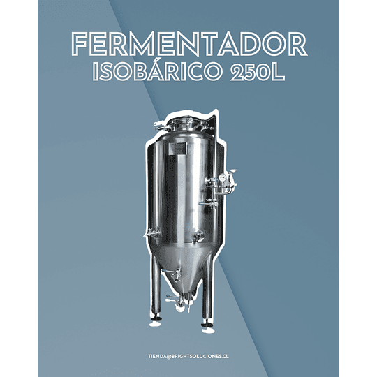 Fermentador Isobárico 250L Efectivos - Image 1