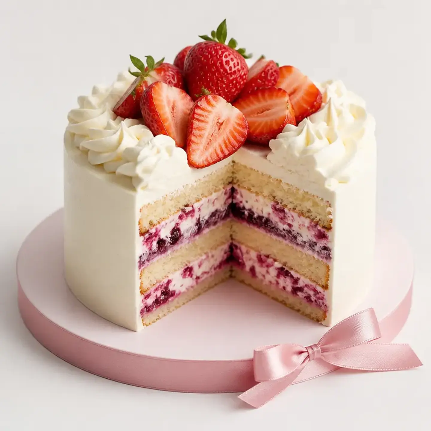 Torta Vainilla, Berries y Frutillas — 10 porciones 1