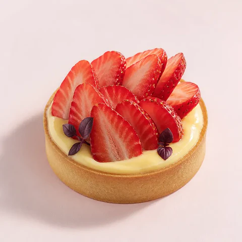 Tarta Individual de Frutillas