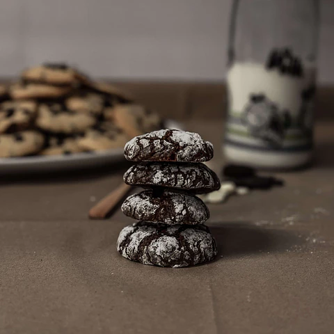 Galletones Craquelados de Chocolate 5 unidades