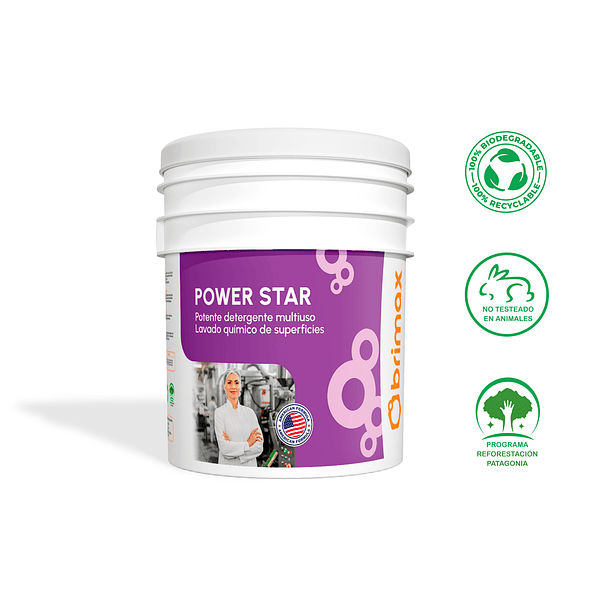 POWER STAR Potente Detergente de Lavado Químico 1