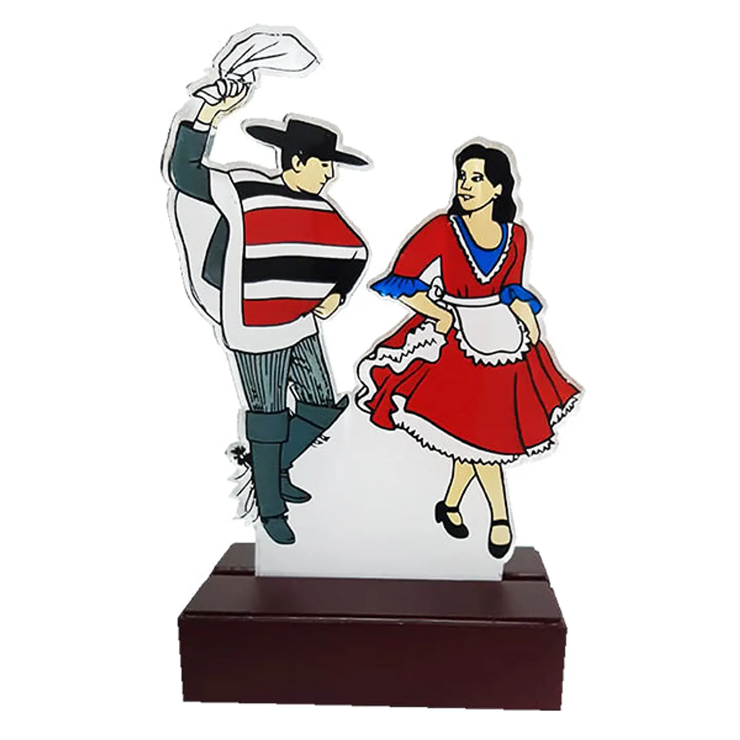 Trofeo Cueca Acrílico Color 1