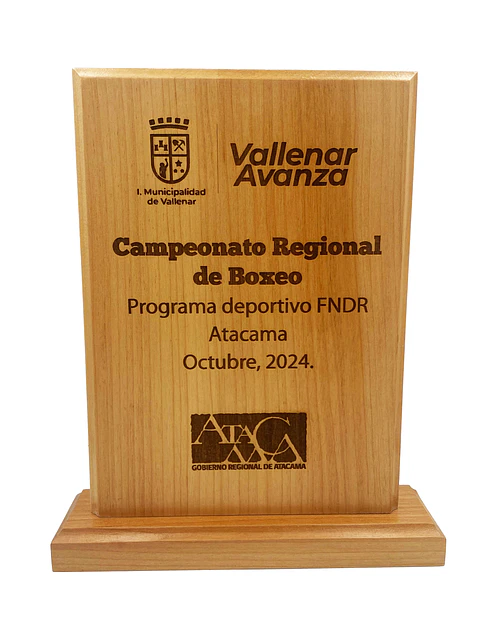 Galvano de Mader Raulí con base