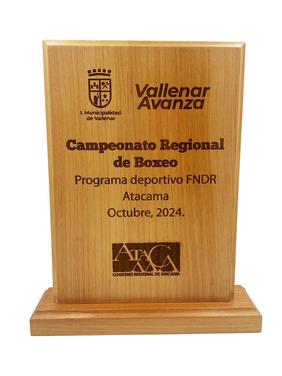 Galvano de Mader Raulí con base 1