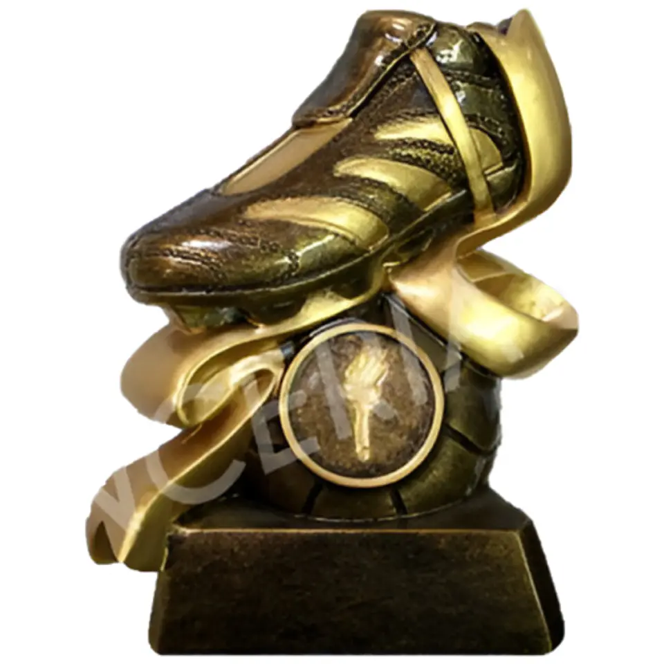 Trofeo de resina botín con cinta 85420A 1