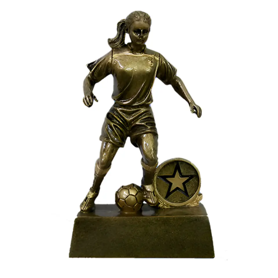 Trofeo resina futbol femenino 877 1