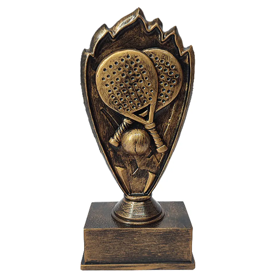 Trofeo resina de Pádel HP08 1