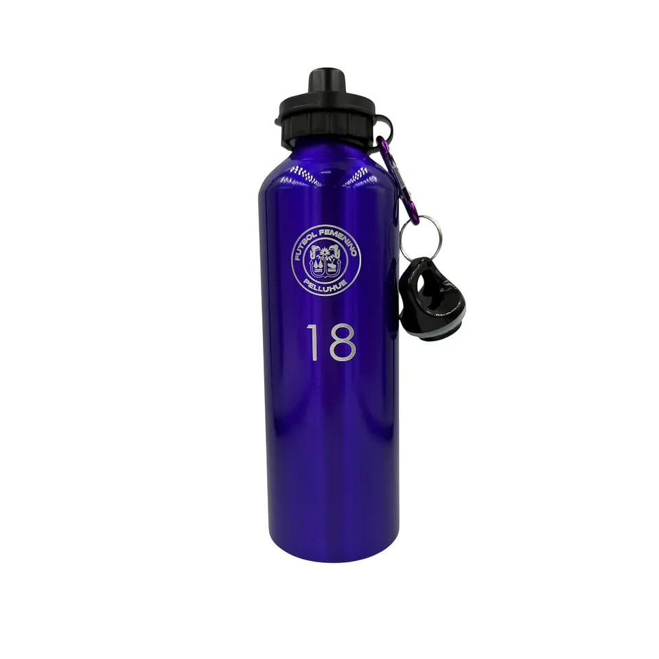 Botella Deportiva Aluminio 750cc con logo grabado 3