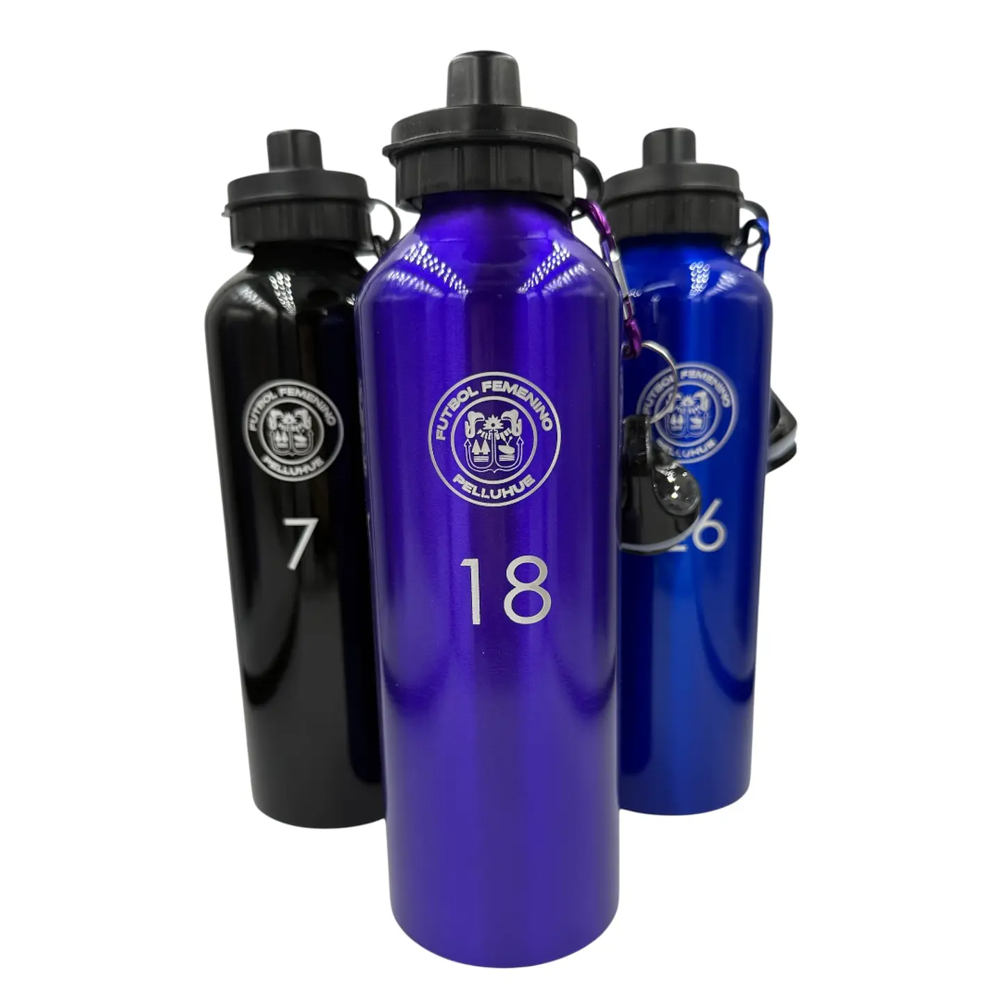 Botella Deportiva Aluminio 750cc con logo grabado 1