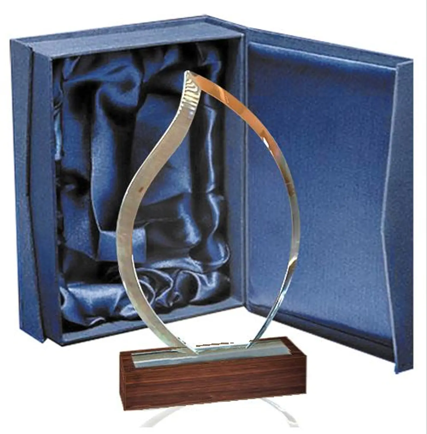 Cristal gota base de madera CRMA 1