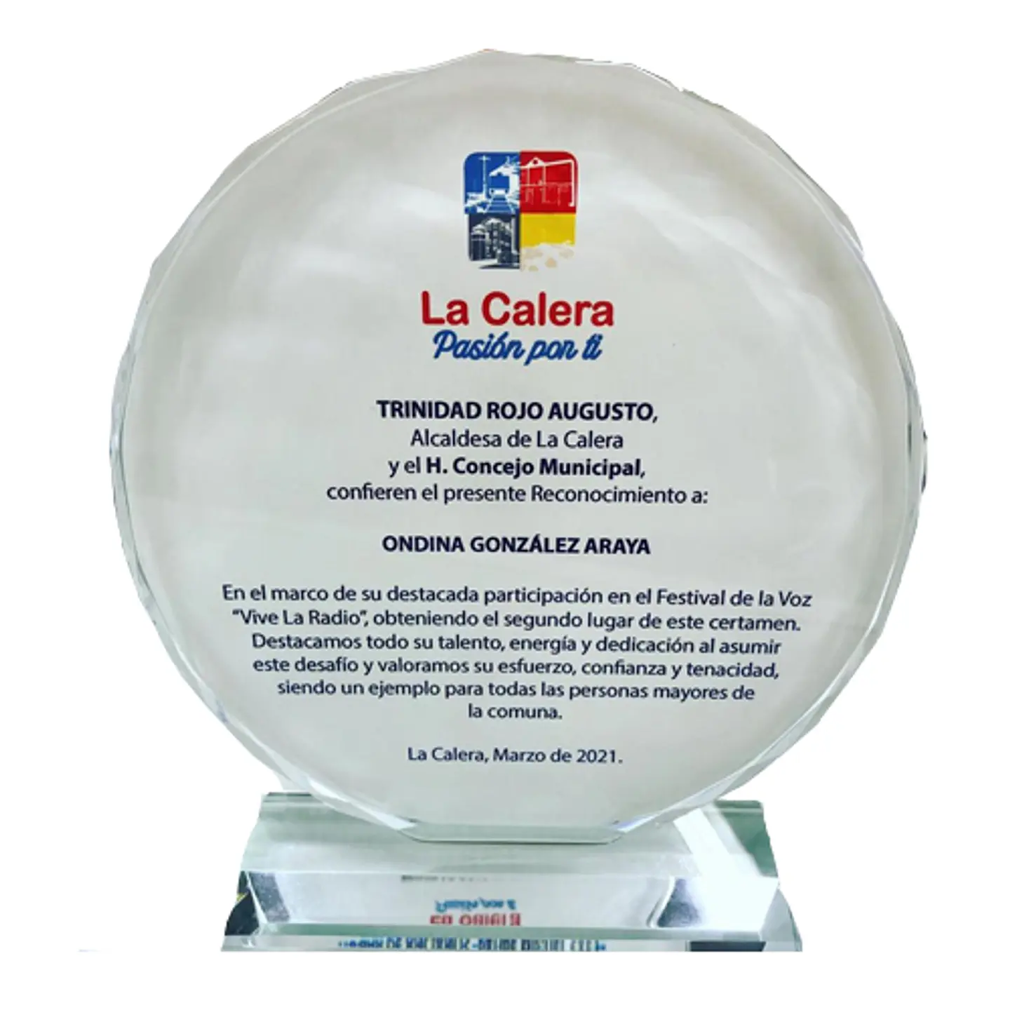 Galvano cristal redondo SUB15 1