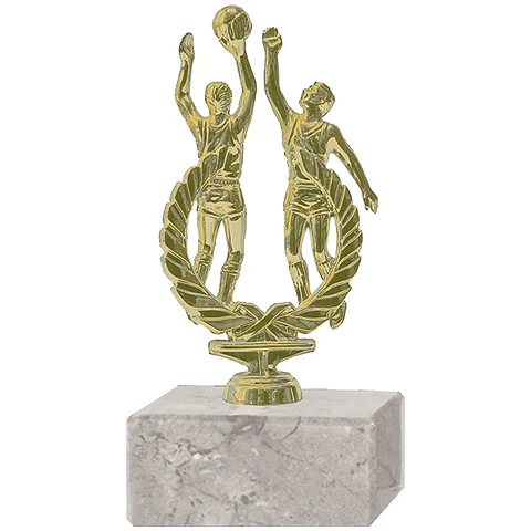 Trofeo plástico basquetbol dobles masculino 199