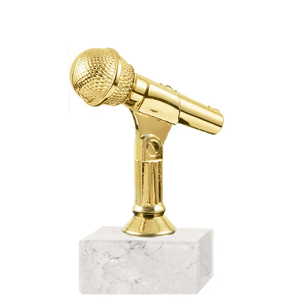 Trofeo plástico Micrófono 1