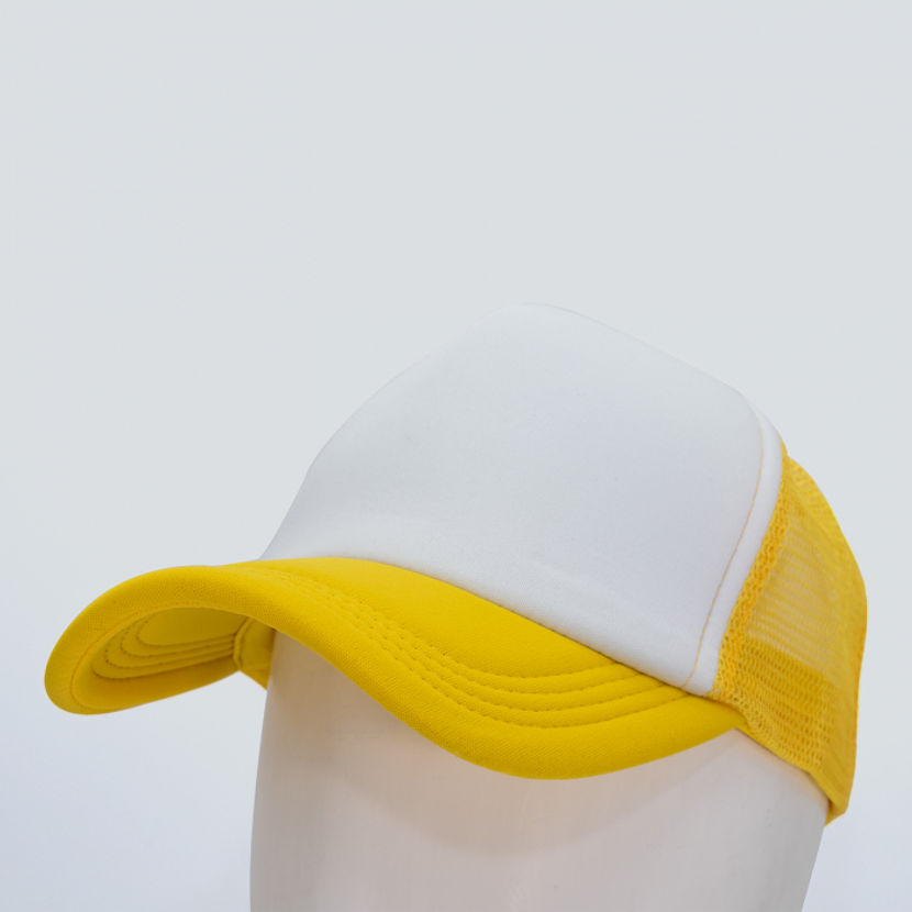 Jockey malla poliéster estampado blanco 2