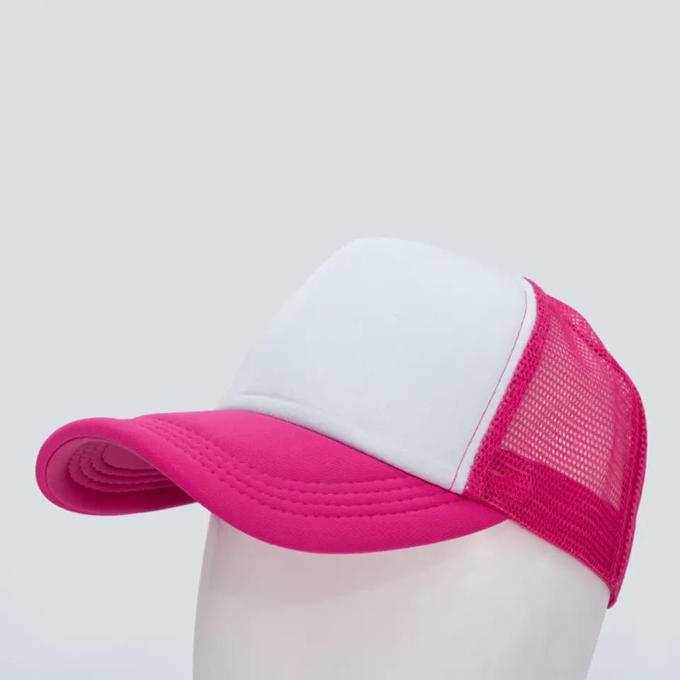 Jockey malla poliéster estampado blanco 6